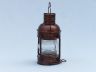 Antique Copper Anchor Oil Lantern 12  - 1