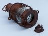 Antique Copper Anchor Oil Lantern 15  - 3