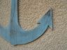 Wooden Rustic Ocean Blue Wall Mounted Anchor Decoration 30 - 4