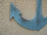 Wooden Rustic Ocean Blue Wall Mounted Anchor Decoration 30 - 2