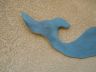 Wooden Rustic Ocean Blue Wall Mounted Whale Decoration 40 - 3