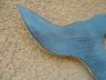 Wooden Rustic Ocean Blue Wall Mounted Whale Decoration 40 - 2