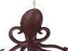 Rustic Red Cast Iron Wall Mounted Octopus Hooks 7 - 3