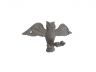 Cast Iron Flying Owl Decorative Metal Talons Wall Hooks 6 - 1