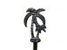 Rustic Silver Cast Iron Palm Tree Paper Towel Holder 17 - 2