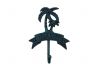 Seaworn Blue Cast Iron Palm Tree Beach Hook 8 - 1