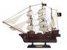 Wooden Captain Hooks Jolly Roger from Peter Pan White Sails Pirate Ship Model 20 - 2