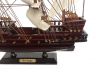 Wooden John Gows Revenge White Sails Pirate Ship Model 15 - 4