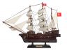 Wooden Henry Averys Fancy White Sails Pirate Ship Model 20 - 2