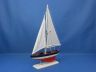 Wooden American Sailer Model Sailboat Decoration 17 - 5