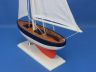 Wooden American Sailer Model Sailboat Decoration 17 - 2