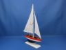 Wooden USA Sailer Model Sailboat Decoration 17 - 2
