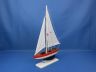 Wooden USA Sailer Model Sailboat Decoration 17 - 6