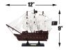 Wooden Blackbeards Queen Annes Revenge White Sails Model Pirate Ship 12 - 10