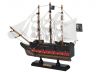 Wooden Blackbeards Queen Annes Revenge White Sails Limited Model Pirate Ship 12 - 3