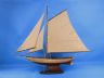Wooden Rustic Bermuda Sloop Model Sailboat Decoartion 30 - 9