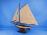 Wooden Rustic Bermuda Sloop Model Sailboat Decoartion 30 - 3