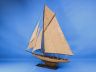 Wooden Rustic Columbia Model Sailboat Decoration Limited 30 - 4