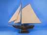 Wooden Rustic Newport Sloop Model Sailboat Decoration 30 - 7
