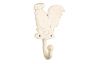 Whitewashed Cast Iron Rooster Hook 7 - 1