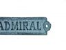 Light Blue Whitewashed Cast Iron Admiral Sign 6 - 3