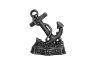 Antique Silver Cast Iron Anchor Door Stopper 8 - 5