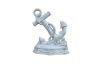 Whitewashed Cast Iron Anchor Door Stopper 8 - 6