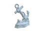 Whitewashed Cast Iron Anchor Door Stopper 8 - 1