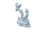 Whitewashed Cast Iron Anchor Door Stopper 8 - 2