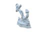 Whitewashed Cast Iron Anchor Door Stopper 8 - 3