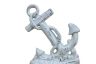 Whitewashed Cast Iron Anchor Door Stopper 8 - 4