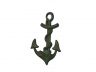 Antique Seaworn Bronze Cast Iron Anchor Hook 8 - 2