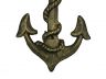 Antique Gold Cast Iron Anchor Hook 8 - 4