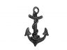 Antique Silver Cast Iron Anchor Hook 8 - 1