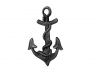 Antique Silver Cast Iron Anchor Hook 8 - 2