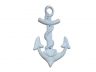 Whitewashed Cast Iron Anchor Hook 8 - 1