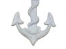 Whitewashed Cast Iron Anchor Hook 8 - 4