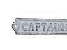 Whitewashed Cast Iron Captain Sign 6 - 3