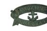 Antique Seaworn Bronze Cast Iron Captains Quarters Sign 8 - 3