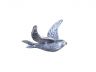 Rustic Silver Cast Iron Flying Bird Decorative Metal Wing Wall Hook 5.5 - 2