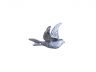 Rustic Silver Cast Iron Flying Bird Decorative Metal Wing Wall Hook 5.5 - 3