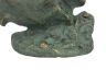 Antique Seaworn Bronze Cast Iron Conch Shell Door Stopper 9 - 4