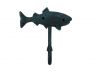 Seaworn Blue Cast Iron Fish Key Hook 6 - 1