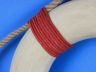 Vintage Decorative White Lifering with Red Rope Bands 10 - 5