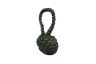 Antique Seaworn Bronze Cast Iron Sailors Knot Door Stopper 10 - 2