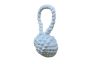 Whitewashed Cast Iron Sailors Knot Door Stopper 10 - 1