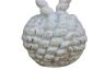 Whitewashed Cast Iron Sailors Knot Door Stopper 10 - 3