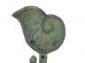 Antique Seaworn Bronze Cast Iron Nautilus Hook 5 - 3