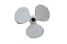 Whitewashed Cast Iron Propeller Paperweight 4 - 5