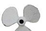 Whitewashed Cast Iron Propeller Paperweight 4 - 3